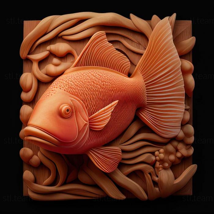 3D модель Рыба Амфиприон Френатус (STL)